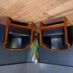 Donkerblauwe Vintage Clubfauteuils thumbnail 4