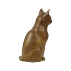 Vintage Katten Beeld Brons Sculptuur Poes Decoratief 24cm thumbnail 8