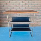 Vintage Lectuurtafel Lectuur Magazine Rek Krantenbak Design thumbnail 5