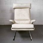 Leather "Swing" Lounge Chair With Ottoman For Cor, 1960'S thumbnail 4