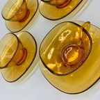 Set Nestle Kop En Schotel Amber Glas 8 Delig thumbnail 7