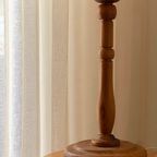 Vintage Rare Ikea Pine Wood Table Lamp thumbnail 9