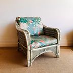 Rotan Bamboe Fauteuil Vintage thumbnail 3