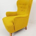 Artifort Theo Ruth Fauteuil Heren Model Geel |Gele Ploegstof thumbnail 2