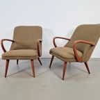 Set Vintage Fauteuils Teak ´60 Scandinavisch Mid Century thumbnail 9