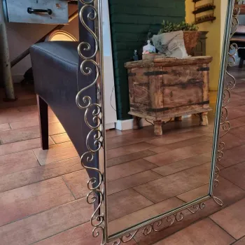 Vintage Messing Spiegel