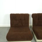 Space Age Fauteuil Bruin Met Kunststof thumbnail 15