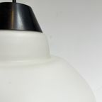 Rond Opaalglazen Plafondlamp Van Philips 1950’s thumbnail 3