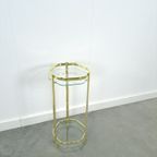 Messing Plantentafel Met Glazen Blad thumbnail 7