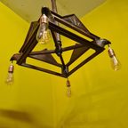 Franse Hanglamp Met Adelaarskoppen Van Rond 1900 thumbnail 8
