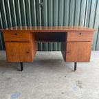 Vintage Teak Bureau Jaren 60 70 thumbnail 7