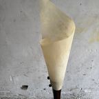 Set Van 2 Organisch Gevormde Lampen Met Rijke Houten Voet. thumbnail 6