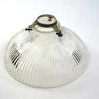 Vintage Glazen Lampenkap Holophane Glas thumbnail 2