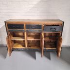 Industriële Reclaimed Houten Kast thumbnail 2