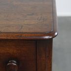 Prachtige Antieke Engelse Lowboy/ Side Table Uit Vroeg 19e Eeuw thumbnail 4