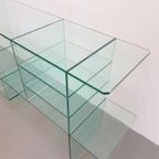 Post Modern Design Glazen Wandmeubel 2 Delen ‘70 Italië Glas thumbnail 15