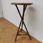Vintage Mid Century Bamboe Bijzettafeltje Plantentafeltje Tafeltje 418 thumbnail 10