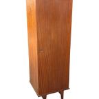 Vintage Compacte Kledingkast Wandrobe Jaren 60 Teak Kast thumbnail 14