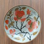 Cloisonne Geëmailleerd Schaal Schaaltje Messing Vintage thumbnail 10
