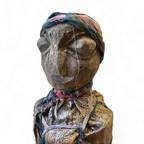 African Sculpture / Multi Material Figure / Height 65 Cm / 1970s thumbnail 17