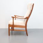Farstrup Fauteuil Nieuwe Creme Stoffering thumbnail 5