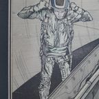 Vintage Jean Luc Beghin F-16 Tekening Print 1975 Op Plaat thumbnail 11