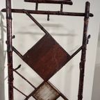 Art Nouveau Kapstok & Paraplubak Bamboe Circa 1890 Boho thumbnail 8