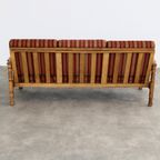 Brutalist Bank | Vintage Sofa | Jaren 60 | Eiken thumbnail 6