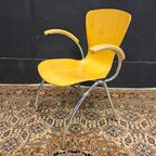 Set Van 3 Design Plywood Opstapelbare Kimball Bingo Guest Chairs / Stacking Chairs / School Stoelen thumbnail 19
