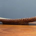 Ceramic Tray With Leaf Decor By Jan Van Erp 1960S thumbnail 7