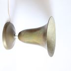 Large Brass Chalice Lamp, 1930s-1940s thumbnail 3