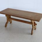 Vintage Eiken Salontafel | Tafel | Jaren 50 | Deens thumbnail 2