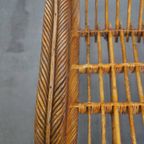 Set Van 3 Luxe Franse Rotan Vintage Design Fauteuils Uit De Jaren ’50 thumbnail 9