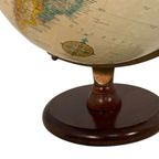 Jro Globe - Ca. 1960 - German Made - Illuminated And Tripod Base thumbnail 8