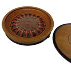 J.M Blessing Nurnberg - Ca. 1850 - Antique Roulette Wheel With Lid - Mounted On Three Feet thumbnail 4