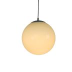 Happylight - Vintage Hanglamp - Globe - Ochtendnevel - Opaalglas - Metaal - 70'S thumbnail 2