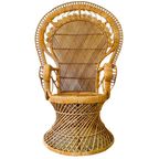 Vintage Rieten Pauwenstoel Peacock Chair Rotan 1970’S thumbnail 2