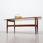 Vintage Salontafel Omkeerbaar Blad Teak thumbnail 10