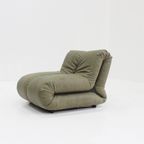 Pagru Leather Lounge Chair Claudio Vagnoni 1P Italy 1971 thumbnail 10