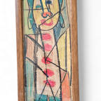 Chalk Drawing / 1960s / Height 80 Cm thumbnail 3