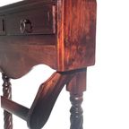 Dressboy / Valet Stand - Made In England - Two Drawers And Elegantly Shaped Wooden Frame thumbnail 6