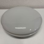 Vintage Plafondlamp Melkglas Raak Space Age thumbnail 3
