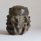 Ceramic Owl Sculpture By Elisabeth Vandeweghe 1970S, Belgium. thumbnail 5