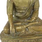 Grote Shakyamuni Boeddha Mudra Tibet Koper Messing Beeld Sculptuur 37Cm thumbnail 11