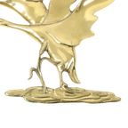 Messing Opvliegende Ganzen Mid Century Muurdecoratie Vogels thumbnail 9
