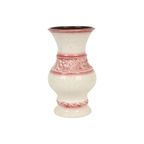 Roze Vintage Vaas West Germany Bloemen Üebelacker Keramik 634-30 thumbnail 5