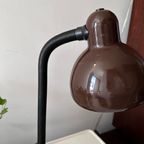 Retro Bruine Buro Lamp Jaren 70 thumbnail 3