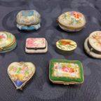 Set Van 8 Pillen- Of Sieradendoosjes - Sevres, Limoges . thumbnail 11