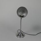 Aluminium Vintage Bureaulamp Met Buigstang, Jaren 50 thumbnail 7