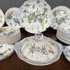 Boch La Louvière Servies – 65-delig Majolica. thumbnail 4